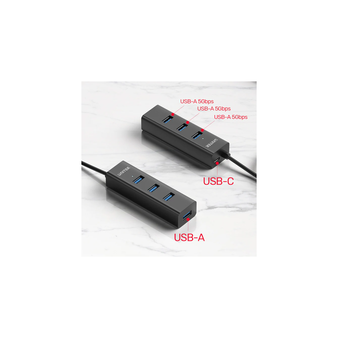 Unitek Y-3089 – 4-Port USB 3.0 Hub | Armenius Store
