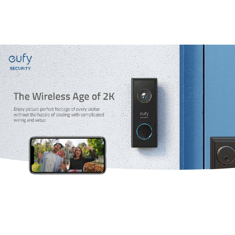 Buy Anker Eufy Video Doorbell 2K With Home Base - 2K With Home Base in Cyprus, Nicosia, Limassol, Larnaka, Pafos