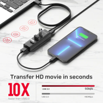 Unitek Y-3089 – 4-Port USB 3.0 Hub | Armenius Store
