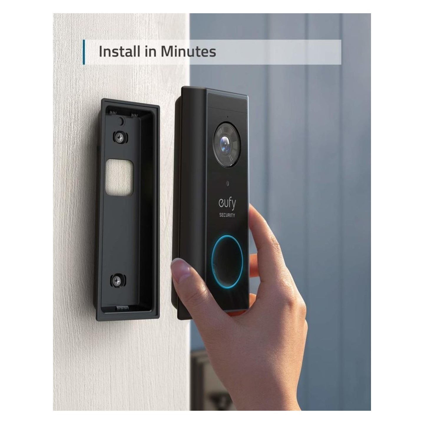 Anker Eufy Video Doorbell 2K With Home Base - 2K With Home Base — Buy in Cyprus with Fast Delivery