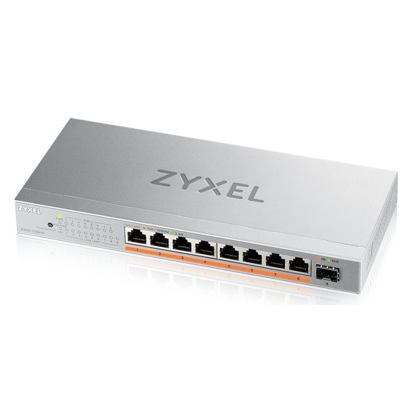 Buy Zyxel Switch PoE Multi-Gig 2.5G 8PoE + 10G SFP+ 100W - XMG-108HP - 2.5G, 8Po... in Cyprus, Nicosia, Limassol, Larnaka, Pafos