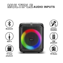 Buy SonicGear Portable Karaoke Speaker - AudioXPro600HD - 90W BT USB FM with 1 W... in Cyprus, Nicosia, Limassol, Larnaka, Pafos