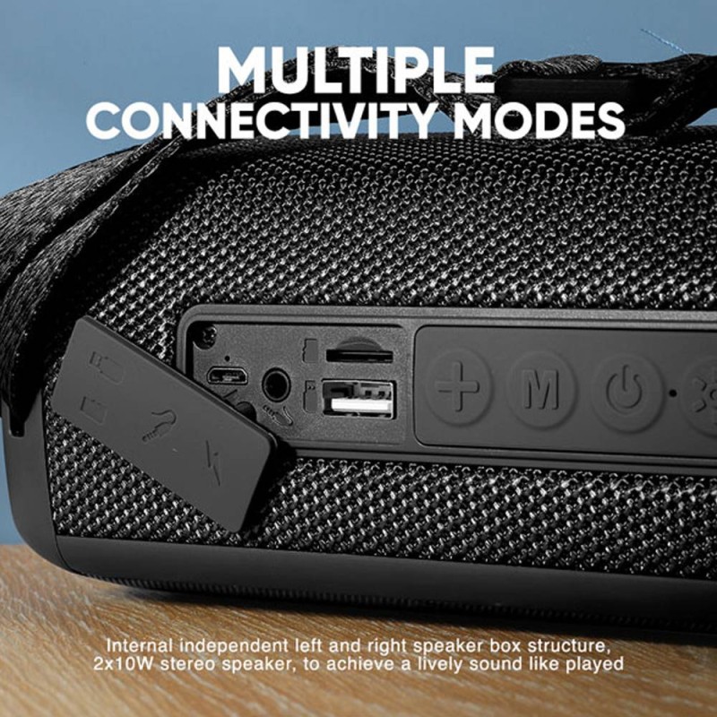 Buy SonicGear - SONICGO!3 - RGB Portable Bluetooth Speaker with FM Radio & USB in Cyprus, Nicosia, Limassol, Larnaka, Pafos