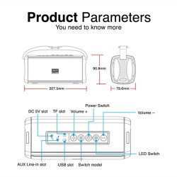Buy SonicGear - SONICGO!3 - RGB Portable Bluetooth Speaker with FM Radio & USB in Cyprus, Nicosia, Limassol, Larnaka, Pafos