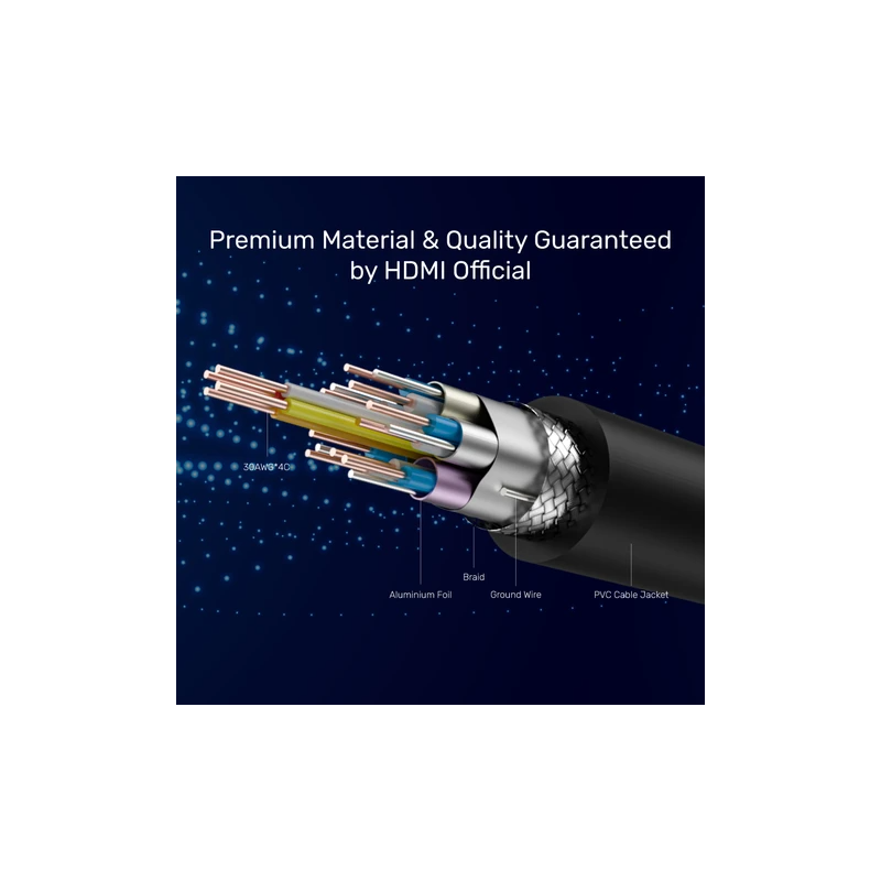 Buy Unitek Premium Certified HDMI2.0 Cable 3.0m - C1049GB - Premium Certified HD... in Cyprus, Nicosia, Limassol, Larnaka, Pafos