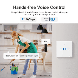 Buy Sonoff WiFi Smart Wall Touch Switch 1-Button White - T2EU1C-TX - 1-Button White in Cyprus, Nicosia, Limassol, Larnaka, Pafos