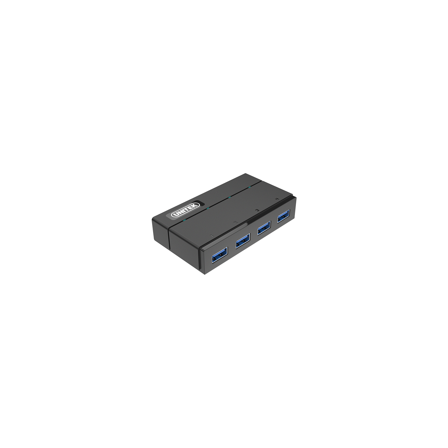 Unitek Y-HB03001 USB 3.0 4-Port Powered Hub w/ Adapter & Charging — Armenius Store Cyprus