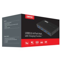 Unitek Y-HB03001 USB 3.0 4-Port Hub – 5Gbps SuperSpeed | Armenius Store