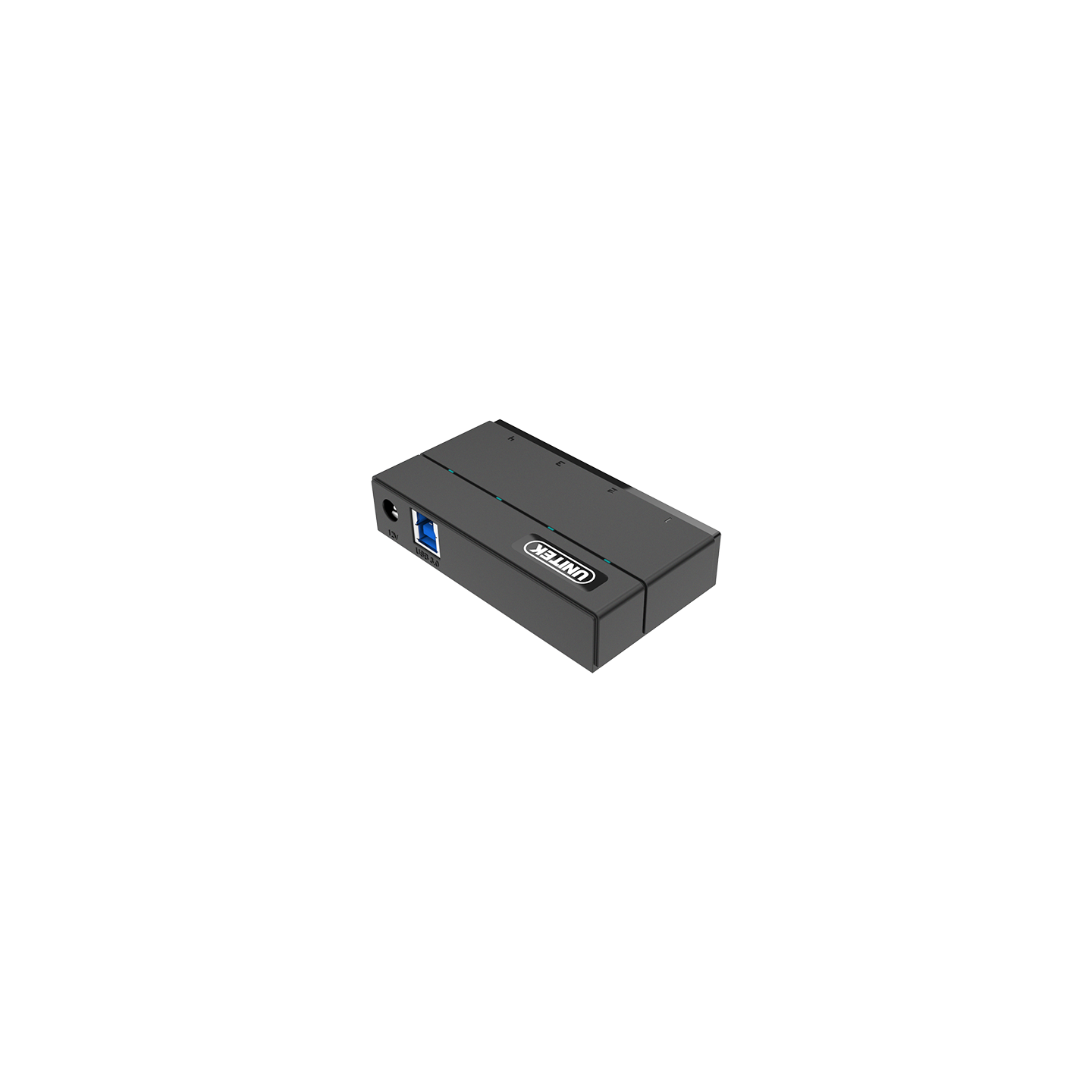 Unitek USB3.0 4-Port Hub Incl 12VA2A Power Adaptor - Y-HB03001 - USB3.0 4-Port Hub Incl 12VA2A Power Adaptor