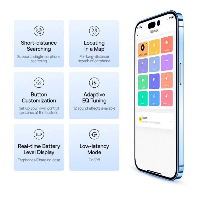 Buy Baseus Headphones - MZ10 - In Ear TWS ANC Black in Cyprus, Nicosia, Limassol, Larnaka, Pafos