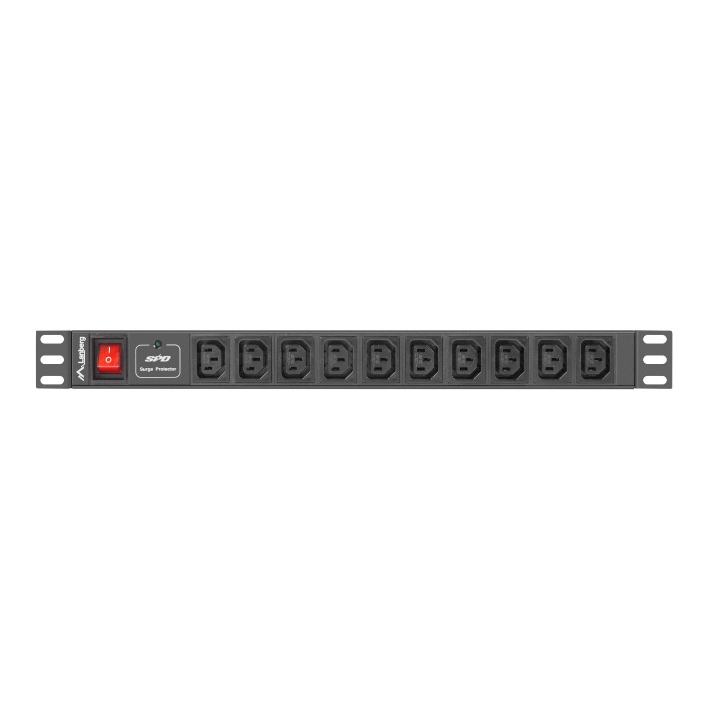 Lanberg PDU - 1U 10-Way IEC 2M with IEC plug Surge — Buy in Cyprus with Fast Delivery
