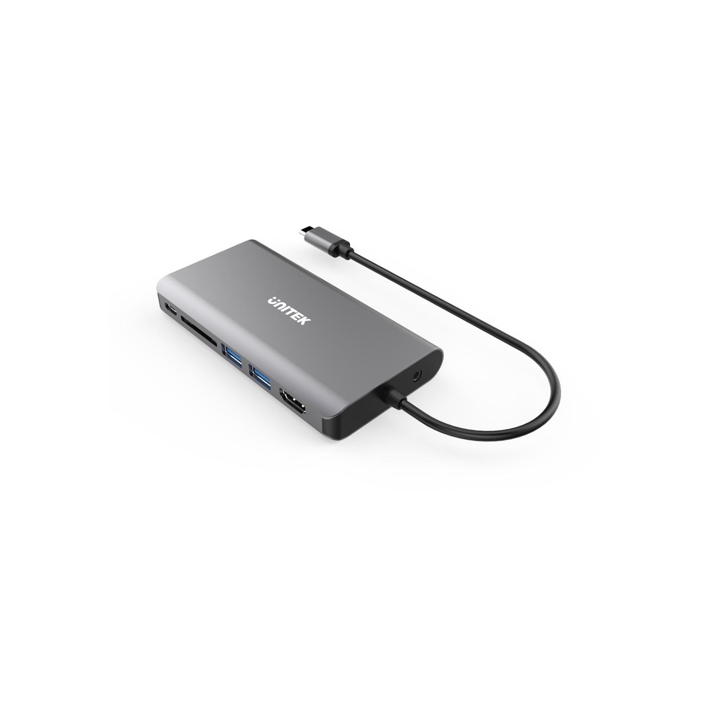 Unitek Type-C Hub - D1019A - USB3.1 with HDMI VGA GB SD PD100W — Buy in Cyprus with Fast Delivery