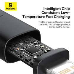 Buy Baseus Cable Lightning to USB-C Dura Series - Braided 2.0m Black in Cyprus, Nicosia, Limassol, Larnaka, Pafos