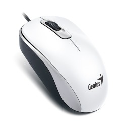 Genius DX-110 1000 DPI USB Wired Optical Mouse Ambidextrous White (Boxed) — Buy in Cyprus with Fast Delivery