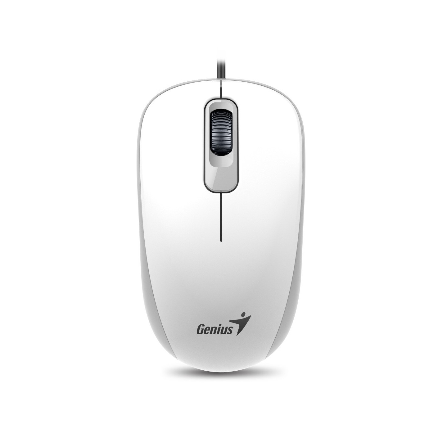 Genius DX-110 1000 DPI USB Wired Optical Mouse Ambidextrous White (Boxed) — Buy in Cyprus with Fast Delivery