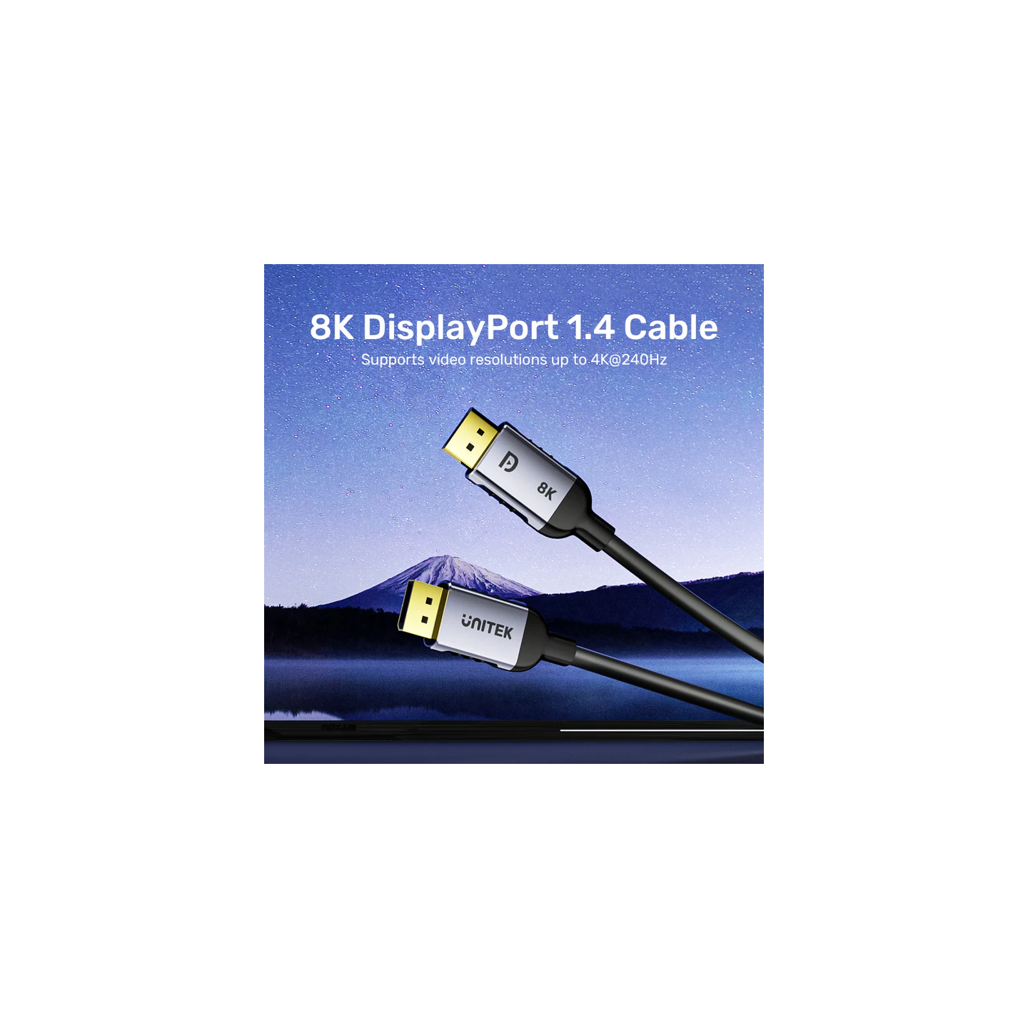 Unitek DisplayPort 1.4 Cable 8K 60Hz - C1628G-1.5M - 1.5m — Buy in Cyprus with Fast Delivery