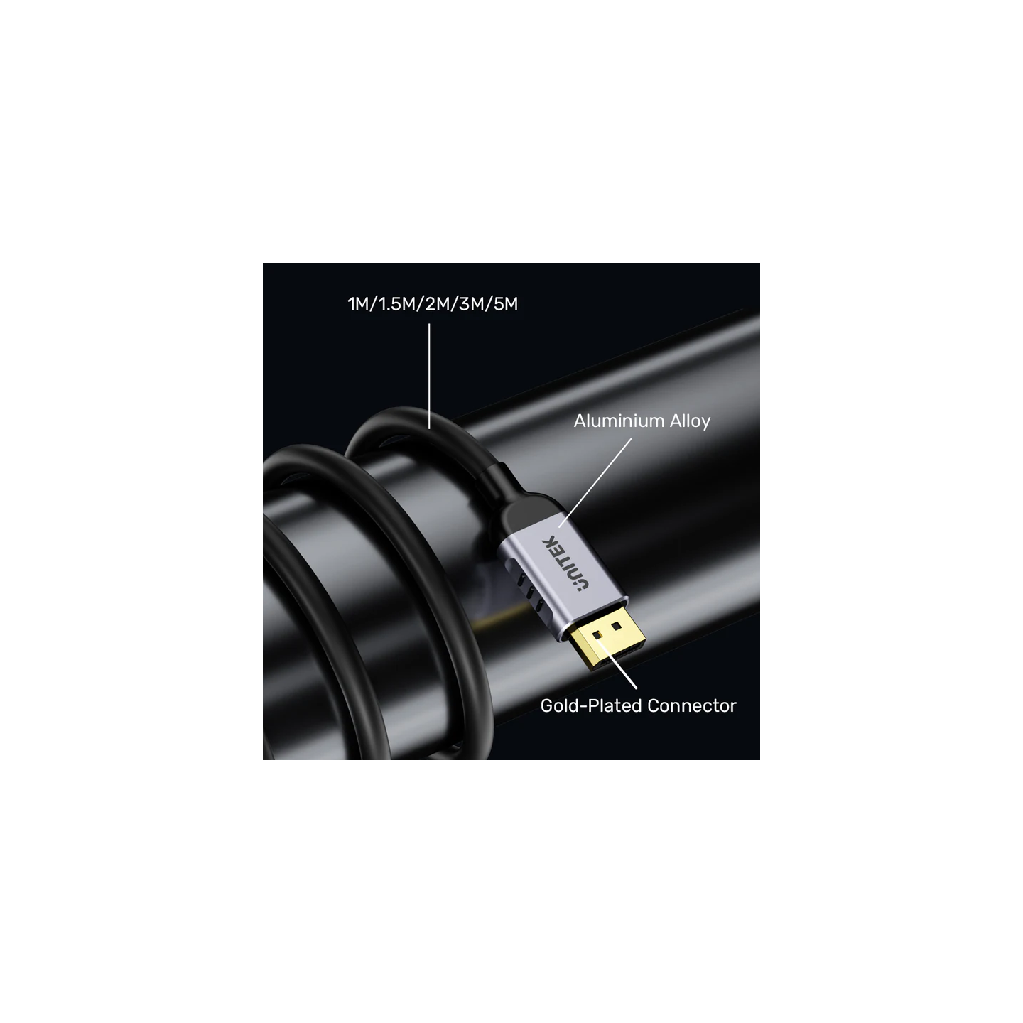 Unitek DisplayPort 1.4 Cable 8K 60Hz - C1628G-1.5M - 1.5m — Buy in Cyprus with Fast Delivery