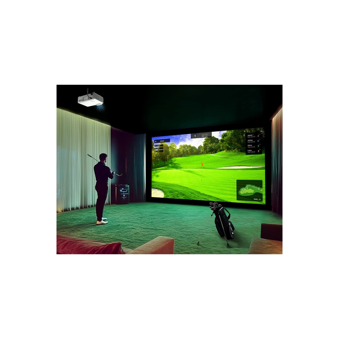 Viewsonic Projector 4K HDR Laser DLP 5500 Lumens LAN Control 21:9 - LS901-4K - LAN Control, 21:9