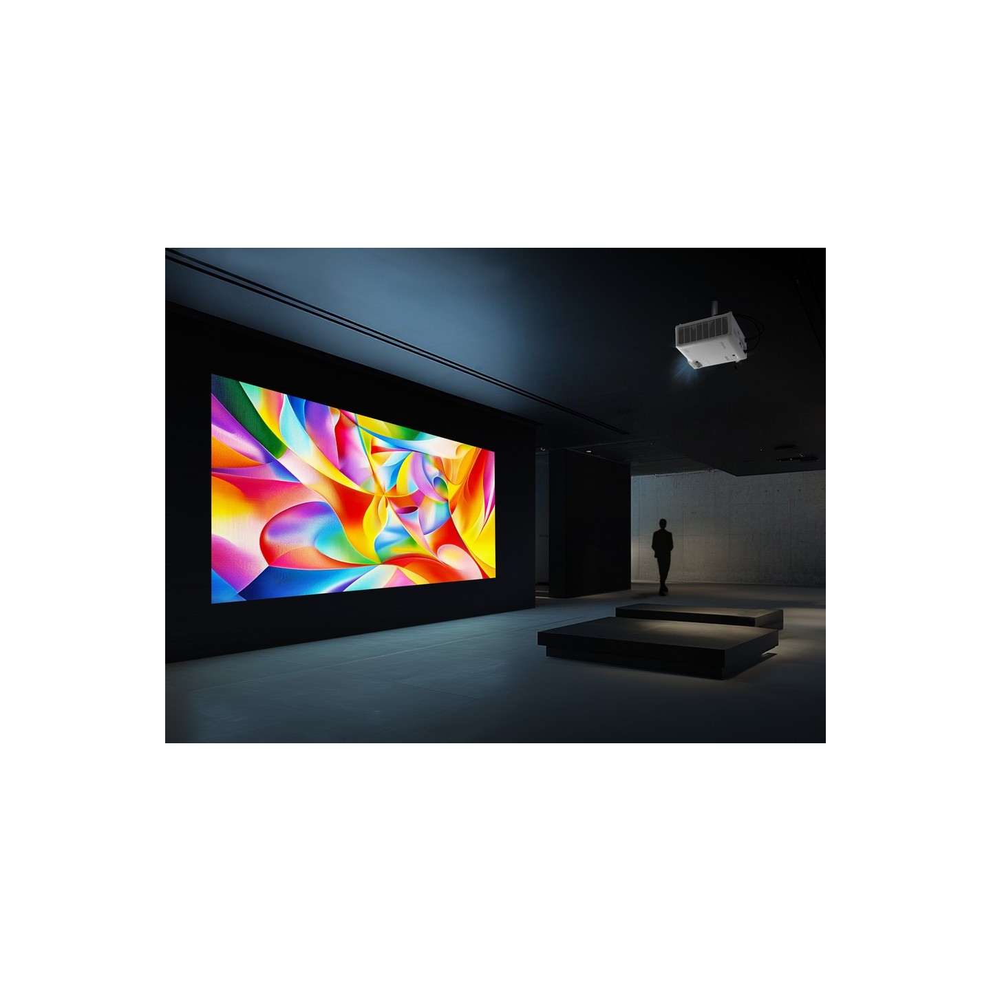 Viewsonic Projector 4K HDR Laser DLP 5500 Lumens LAN Control 21:9 - LS901-4K - LAN Control, 21:9