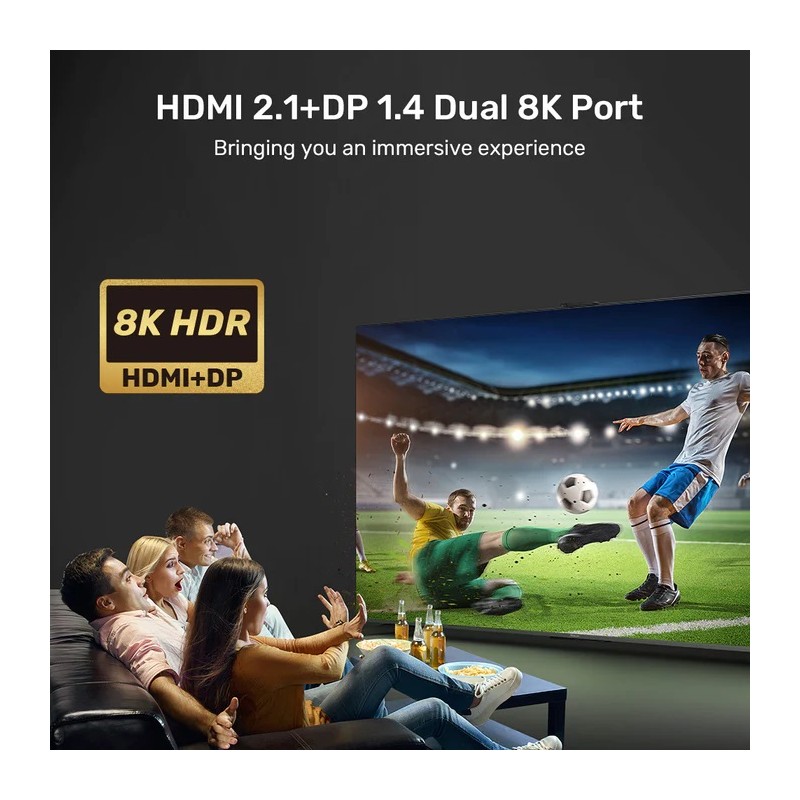 Buy Unitek USB-C Hub - D1079A - USB4 MST HDMI DP Gb SD Audio PD100W in Cyprus, Nicosia, Limassol, Larnaka, Pafos