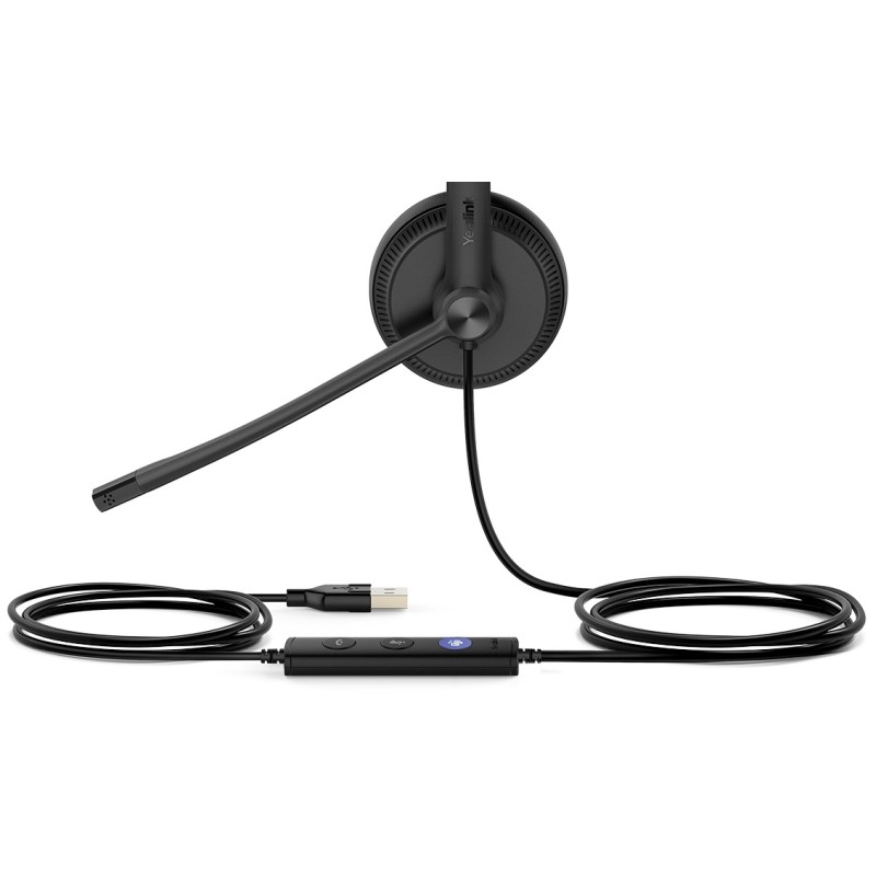 Buy Yealink Headset - UH34 - Wired USB Noise Cancelling USB-A Mono Teams in Cyprus, Nicosia, Limassol, Larnaka, Pafos