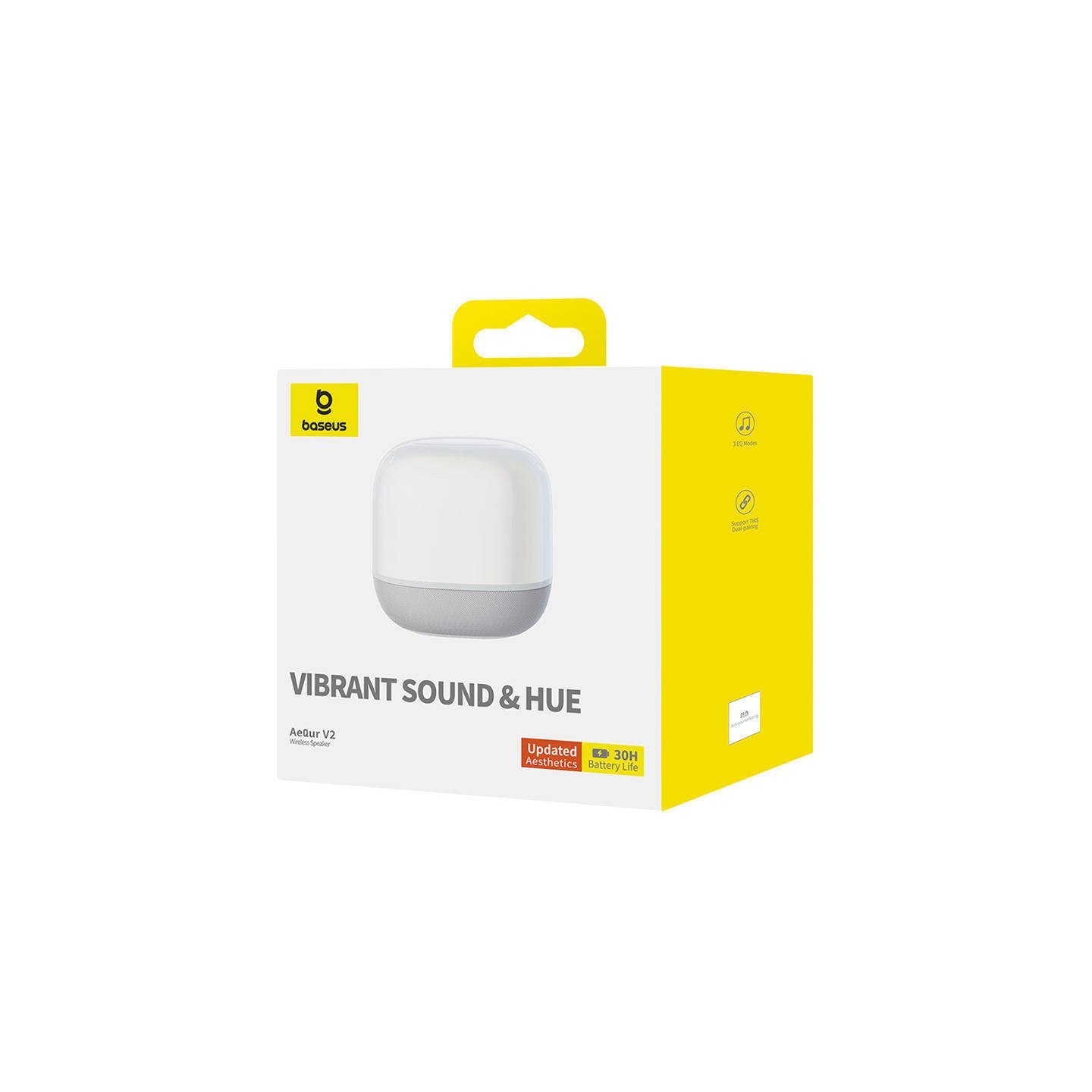 Baseus Speaker Wireless - AeQur V2 - Moon White — Buy in Cyprus with Fast Delivery