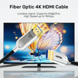 Buy Unitek Active Optical HDMI 2.0 Premium - C11092A-10M - 10.0m in Cyprus, Nicosia, Limassol, Larnaka, Pafos