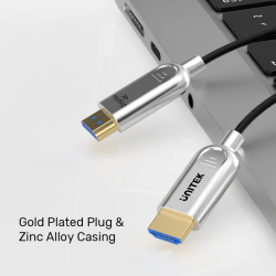 Buy Unitek Active Optical HDMI 2.0 Premium - C11092A-10M - 10.0m in Cyprus, Nicosia, Limassol, Larnaka, Pafos