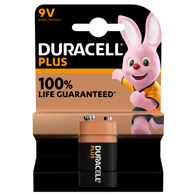 Buy Duracell Alkaline 9V 1pc Battery Plus - 9V in Cyprus, Nicosia, Limassol, Larnaka, Pafos