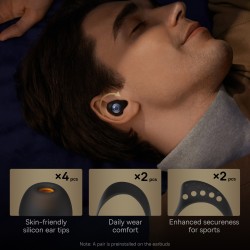 Buy Baseus Headphones In Ear TWS Bowie - MA20 - Black in Cyprus, Nicosia, Limassol, Larnaka, Pafos