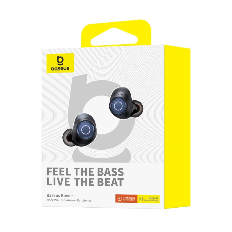 Buy Baseus Headphones In Ear TWS Bowie - MA20 - Black in Cyprus, Nicosia, Limassol, Larnaka, Pafos