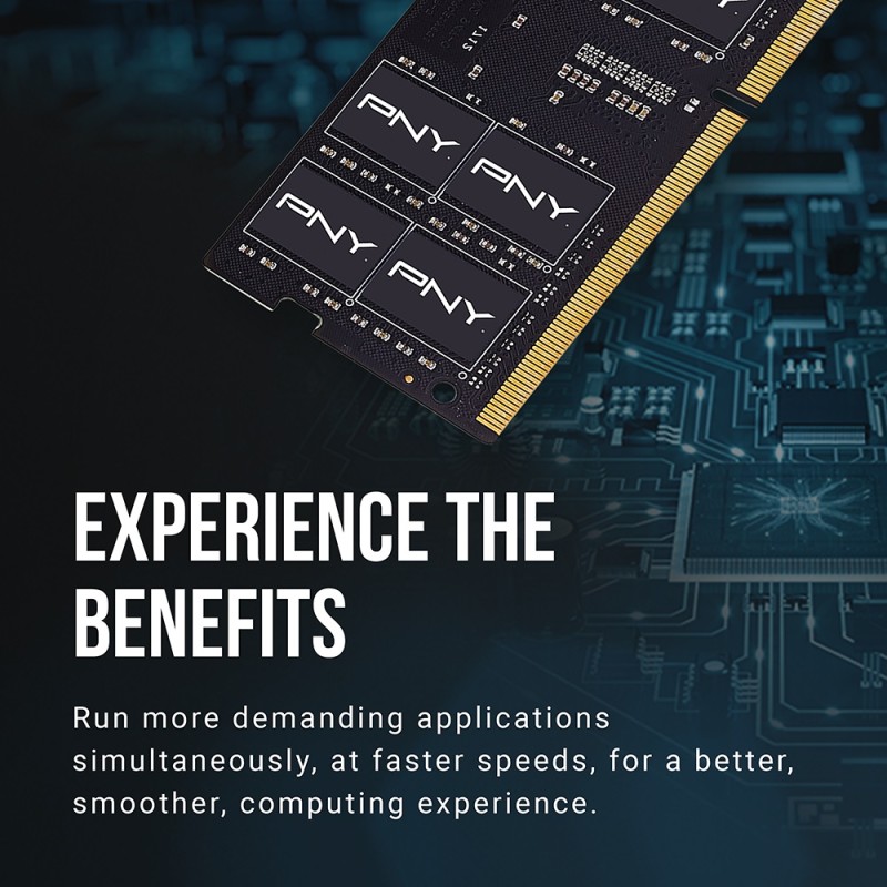 Buy PNY RAM SODIMM DDR4 3200MHz CL22 16GB Notebook Memory - DDR4 3200MHz CL22 16... in Cyprus, Nicosia, Limassol, Larnaka, Pafos