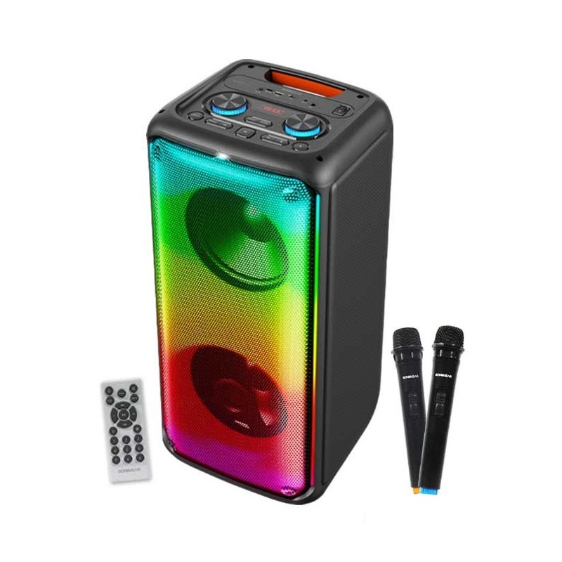 Buy SonicGear 2 x 8'' Portable Karaoke Speaker with Voice Changer - AudioXPro800... in Cyprus, Nicosia, Limassol, Larnaka, Pafos