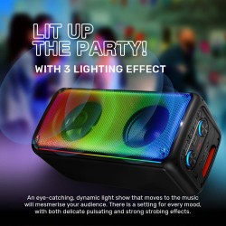 Buy SonicGear 2 x 8'' Portable Karaoke Speaker with Voice Changer - AudioXPro800... in Cyprus, Nicosia, Limassol, Larnaka, Pafos