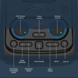 Buy SonicGear 2 x 8'' Portable Karaoke Speaker with Voice Changer - AudioXPro800... in Cyprus, Nicosia, Limassol, Larnaka, Pafos