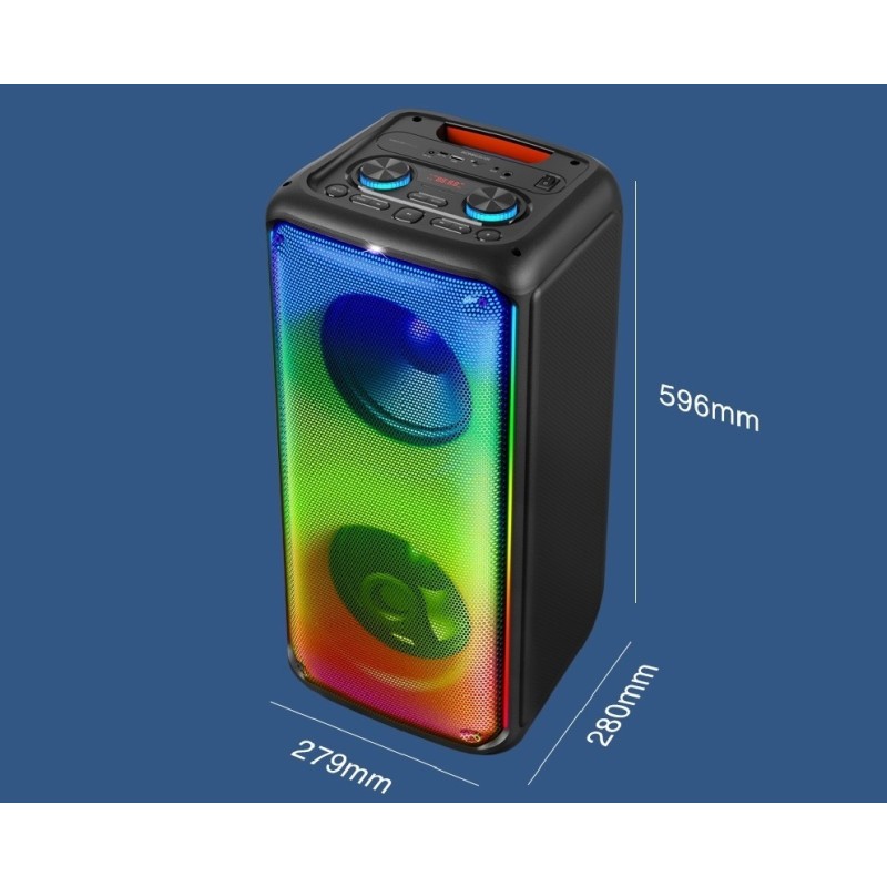 Buy SonicGear 2 x 8'' Portable Karaoke Speaker with Voice Changer - AudioXPro800... in Cyprus, Nicosia, Limassol, Larnaka, Pafos