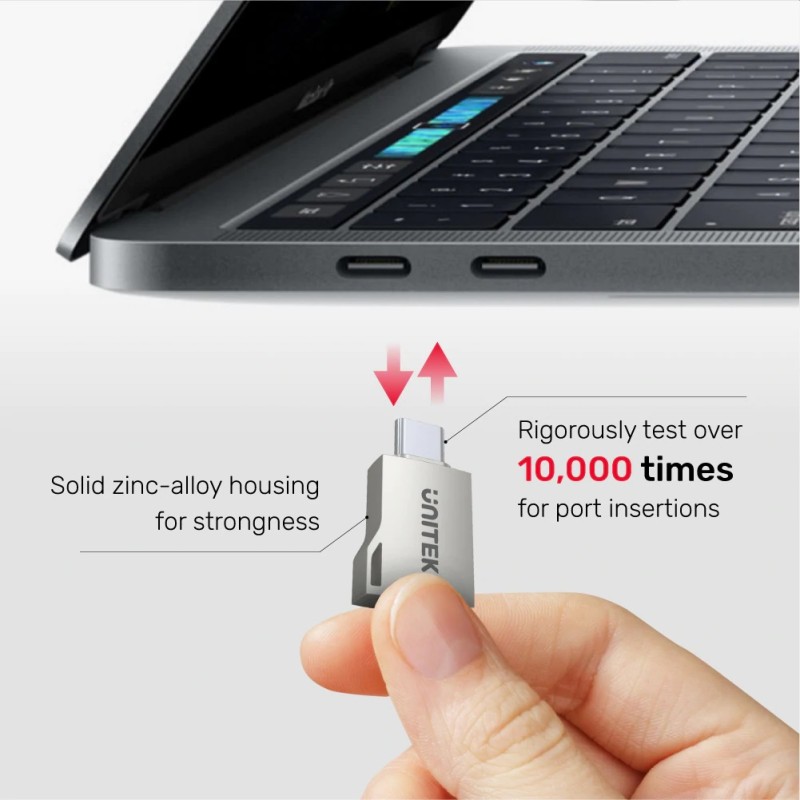 Buy Unitek USB-A Female to USB-C Male Adaptor - A1025GNI - 5Gbps OTG in Cyprus, Nicosia, Limassol, Larnaka, Pafos