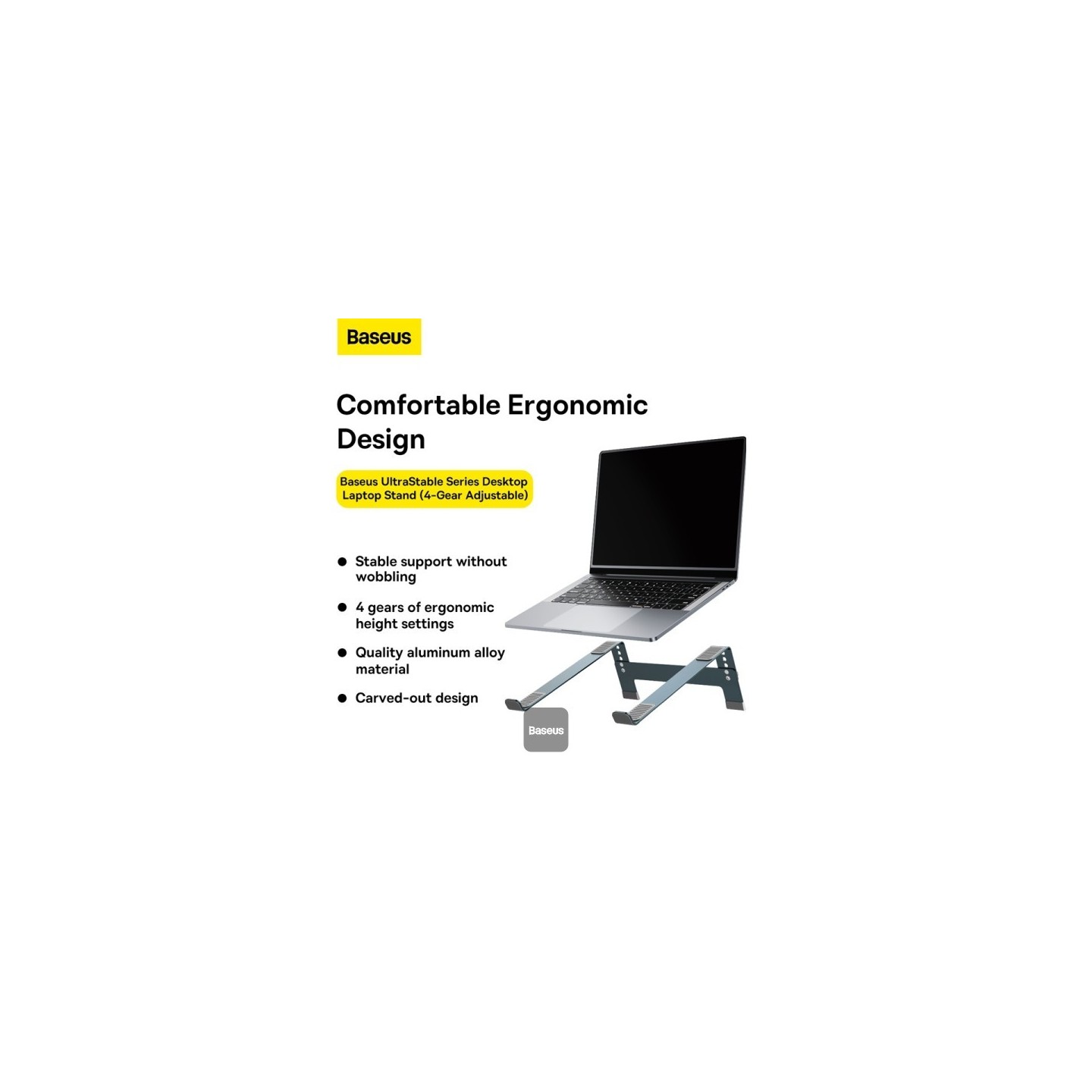 Baseus Laptop Stand UltraStable Series - UltraStable Series — Buy in Cyprus with Fast Delivery