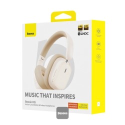 Buy Baseus Wireless Headphones Over Ear ANC Bowie - H1i - White in Cyprus, Nicosia, Limassol, Larnaka, Pafos