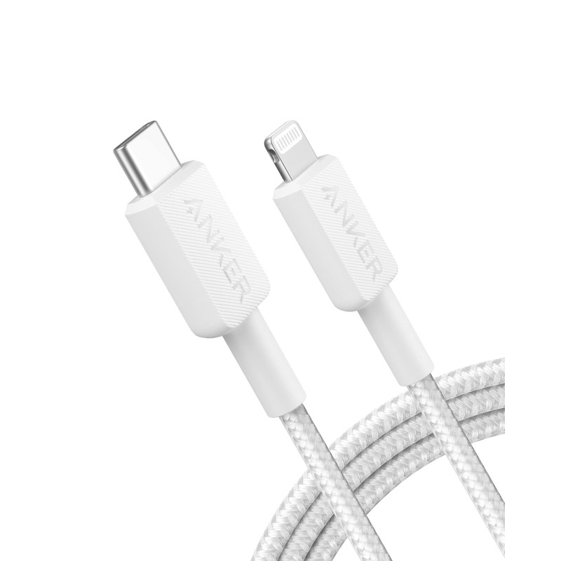 Buy Anker Mobile Cable USB C to MFI - 322 - 0.9m White in Cyprus, Nicosia, Limassol, Larnaka, Pafos