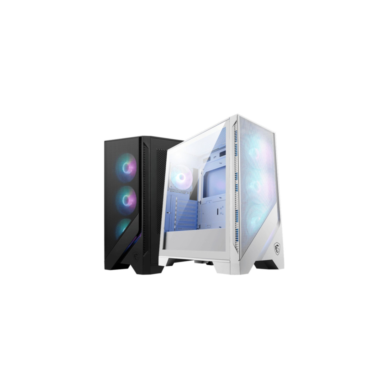 MSI MAG FORGE 320R AIRFLOW - Micro-ATX Gaming Case - White, Mesh Front, ARGB Side Window — Buy in Cyprus with Fast Delivery