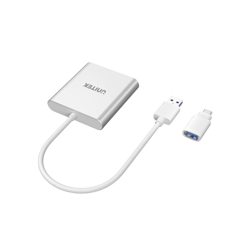 Buy Unitek Card Reader - Y-9313D - USB-A C 3.0 Aluminium SD Micro SD CF Card Reader in Cyprus, Nicosia, Limassol, Larnaka, Pafos