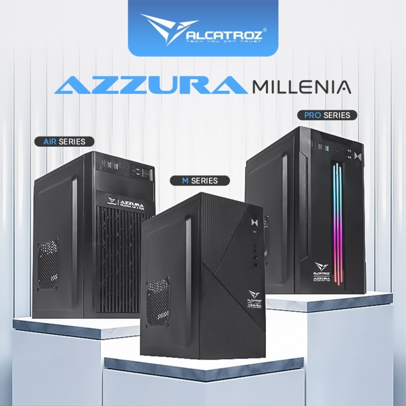 Alcatroz Azzura Millenia M200 m-ATX PC Case with 235W PSU (Boxed) — Buy in Cyprus with Fast Delivery