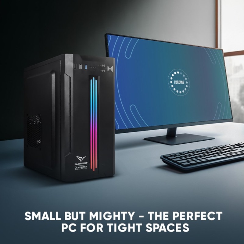 Buy Alcatroz PC Case - M200 - M-ATX AZZURA MILLENIA with 235W PSU in Cyprus, Nicosia, Limassol, Larnaka, Pafos