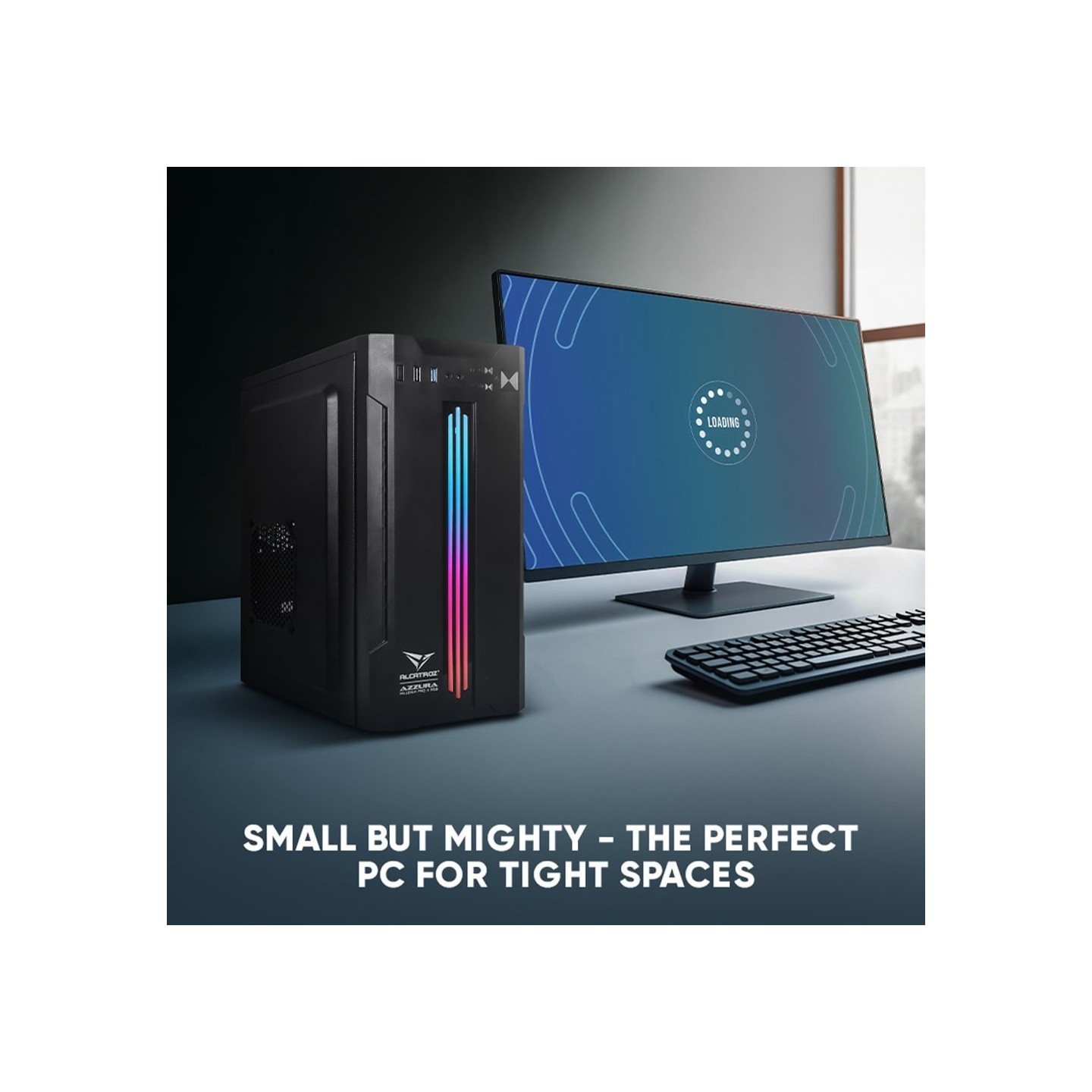 Alcatroz Azzura Millenia M200 m-ATX PC Case with 235W PSU (Boxed) — Buy in Cyprus with Fast Delivery