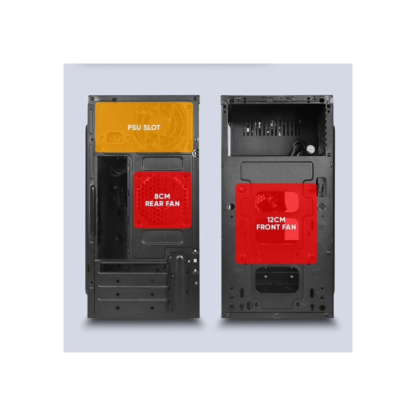 Alcatroz Azzura Millenia M200 m-ATX PC Case with 235W PSU (Boxed) — Buy in Cyprus with Fast Delivery