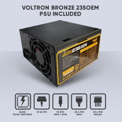 Alcatroz Azzura Millenia M200 m-ATX PC Case with 235W PSU (Boxed) — Buy in Cyprus with Fast Delivery