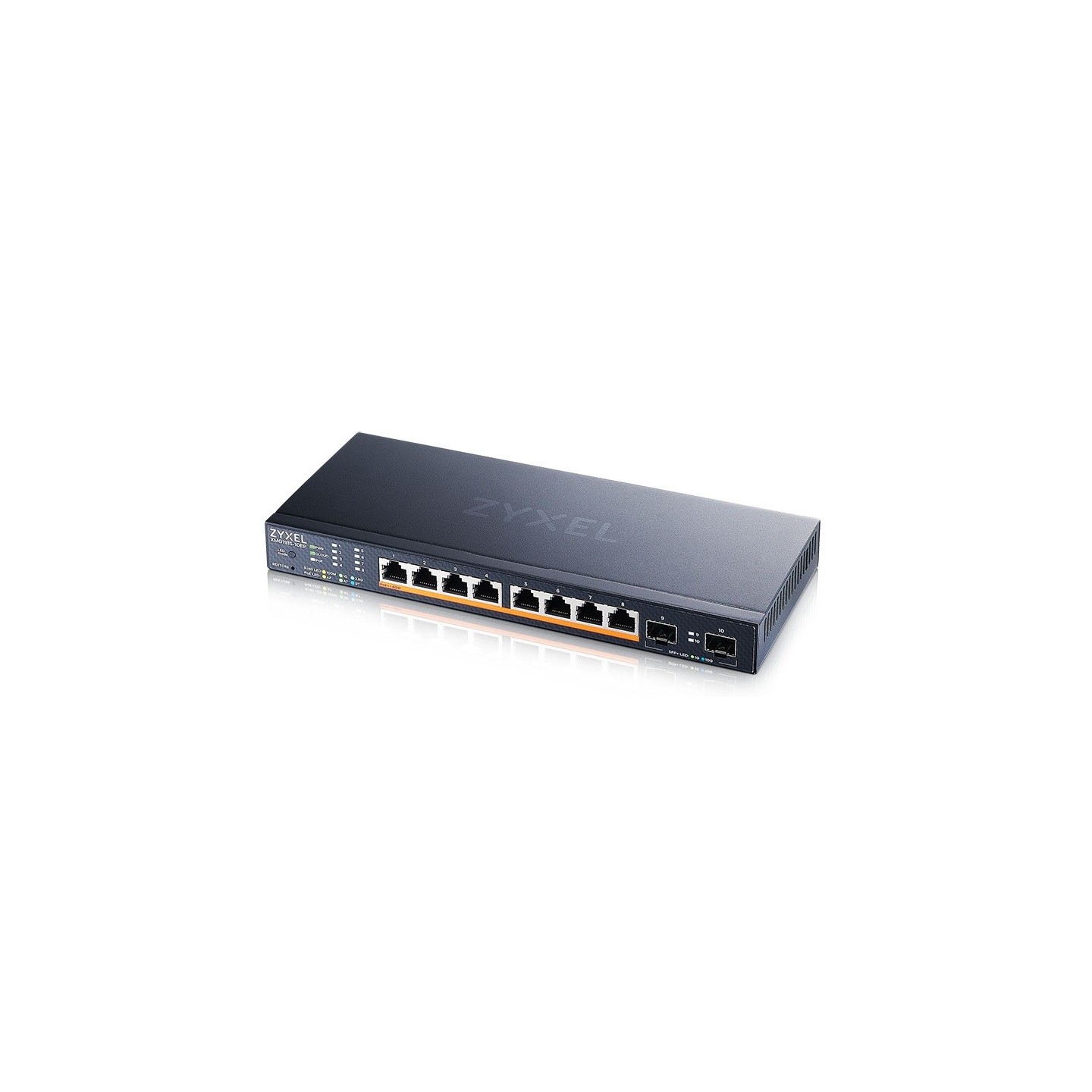 Zyxel 10-Port 2.5G Multi-Gig PoE Cloud Managed Switch - XMG1915-10EP - 8 x PoE 130W — Buy in Cyprus with Fast Delivery