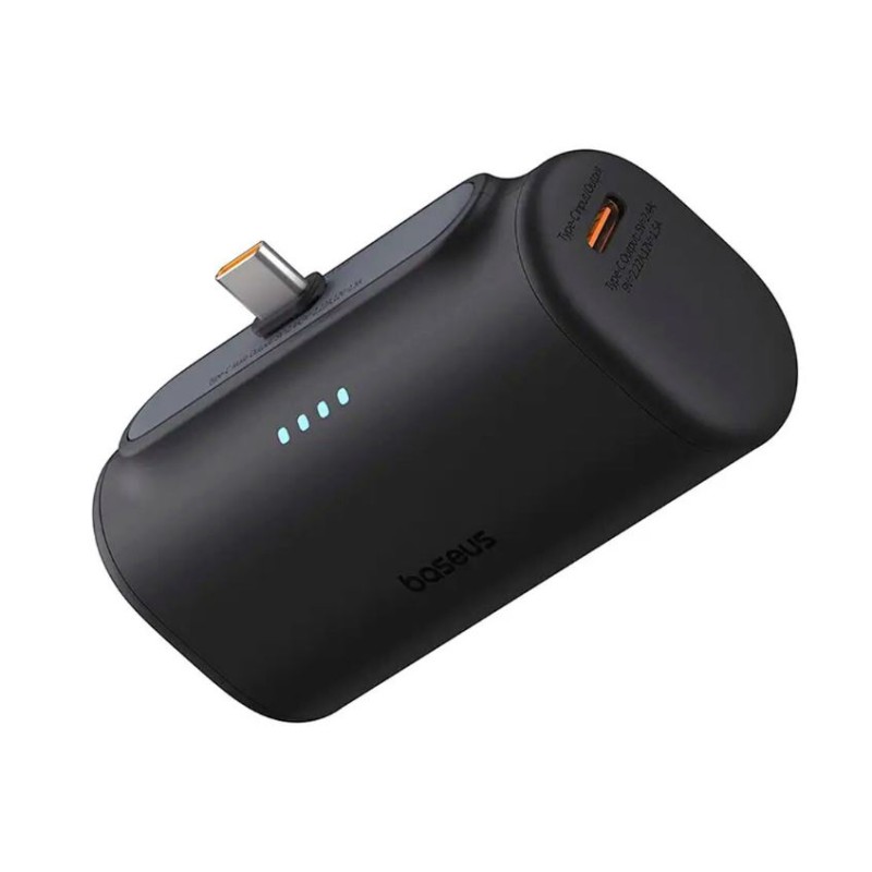 Baseus Powerbank - 20W 5000mAh Plug-In USB-C 20W Black — Buy in Cyprus with Fast Delivery
