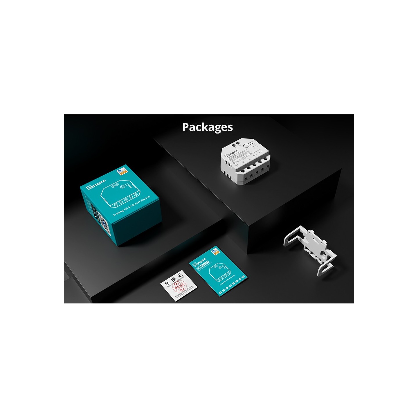 Sonoff Dual - R3 - Dual Relay-Power Metering Wifi Smart Switch — Buy in Cyprus with Fast Delivery